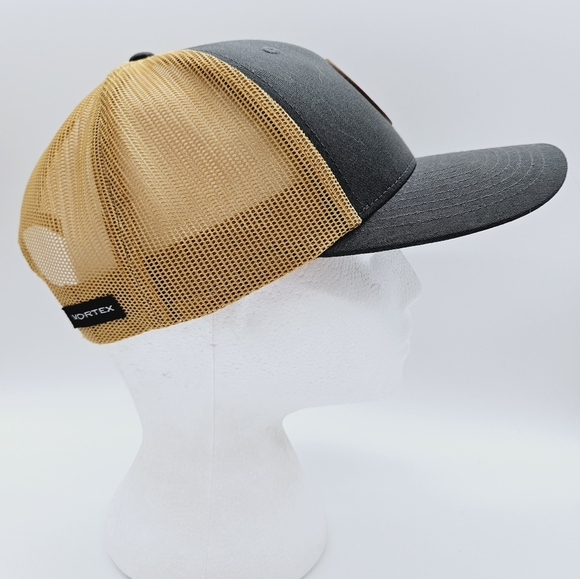 VORTEX | Optics three peaks patch mesh trucker snapback cap hat - Picture 5 of 7